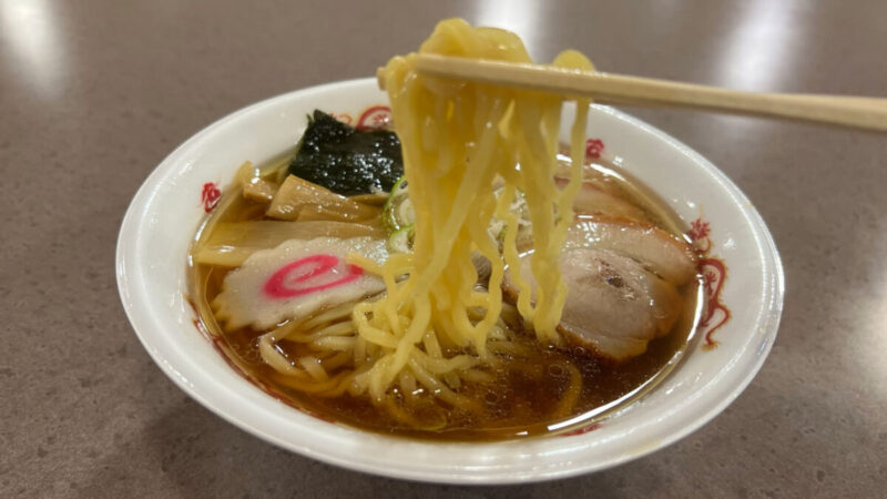 福島競馬場の赤井さんの喜多方ラーメンチャーシュー麺