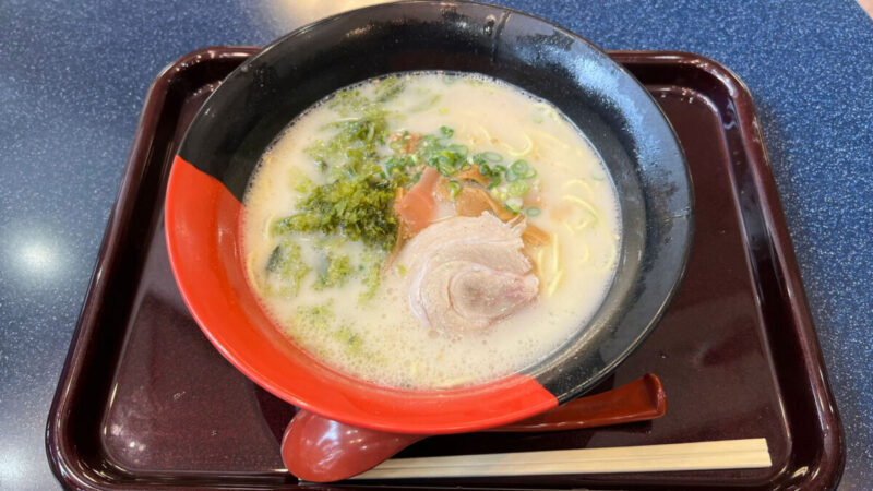 東京競馬場の西海製麺所さんのアゴ出汁ラーメン